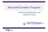 How to Request Software for the Microsoft Software Donation Program