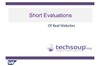Short Evaluations of Real Websites